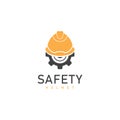 work safety helmet gear design vector illustration icon