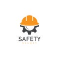 work safety helmet gear design vector illustration icon Royalty Free Stock Photo