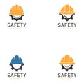 work safety helmet gear design vector illustration icon