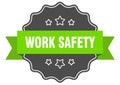 work safety label Royalty Free Stock Photo