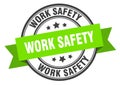 work safety label Royalty Free Stock Photo