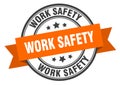 work safety label Royalty Free Stock Photo