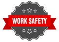 work safety label Royalty Free Stock Photo