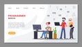 Work and services for programmers home page. Professional programming and writing new digital applications training