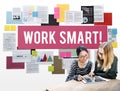 Work Smart Effectively Creative Thinking Concept