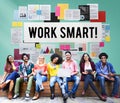 Work Smart Effectively Creative Thinking Concept Royalty Free Stock Photo