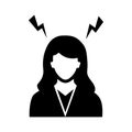 work stress Vector Icon which can easily modify or edit