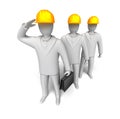 Work team ready to work Royalty Free Stock Photo