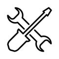 Work Tools Icon Royalty Free Stock Photo