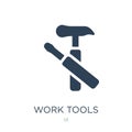 work tools icon in trendy design style. work tools icon isolated on white background. work tools vector icon simple and modern Royalty Free Stock Photo