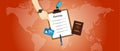 Work travel permits passport application immigration