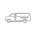 Work Van Icon Vector Royalty Free Stock Photo