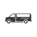 Work Van Icon Vector Royalty Free Stock Photo
