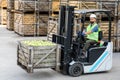 Work in warehouse for production of juices and purees, modern business with eco fruits