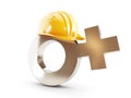 Work for Women , symbol Women construction helmet