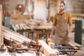 Workbench with vintage carpentry tools Royalty Free Stock Photo