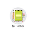 Workbook Notebook Writing Tool Icon