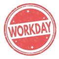 Workday sign or stamp