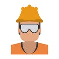 Construction worker avatar