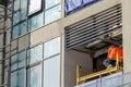 Balcony of under construction high rise condominium