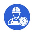 Worker charges Vector Icon which can easily modify or edit
