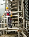 Worker on a factory Royalty Free Stock Photo