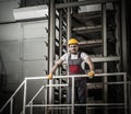 Worker on a factory Royalty Free Stock Photo