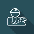 Worker icon Royalty Free Stock Photo