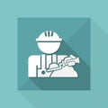 Worker icon Royalty Free Stock Photo
