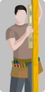 Worker illustration series Royalty Free Stock Photo