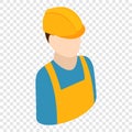 Worker isometric 3d icon