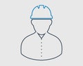 Worker line Icon.