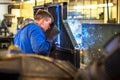Worker in metal industry Royalty Free Stock Photo