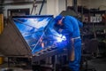 Worker in metal industry Royalty Free Stock Photo