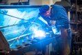 Worker in metal industry Royalty Free Stock Photo