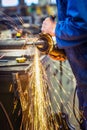 Worker in metal industry Royalty Free Stock Photo