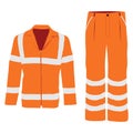 Worker pants and jacket Royalty Free Stock Photo