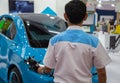 3D laser scanner for car assembly factory