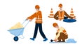 worker street vector