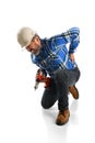 Worker Suffering Back Injury Royalty Free Stock Photo