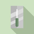 Worker trowel icon, flat style