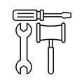 Worker Vector Icon which can easily modify or edit