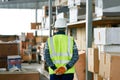 Worker in Warehouse Royalty Free Stock Photo