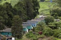 Workers` accomodation on the Sungai Palas Boh Tea Estate in the Cameron Highlands, Malaysia.