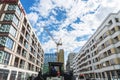 Workers asphalting a street in Berlin, Germany