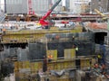 Workers Busy on a Construction Site