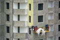 Workers at construction site