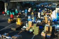 Workers at Famous Tsukiji fish market