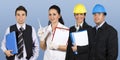 Workers people group Royalty Free Stock Photo