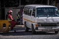 Workers and the Taxi in Joburg